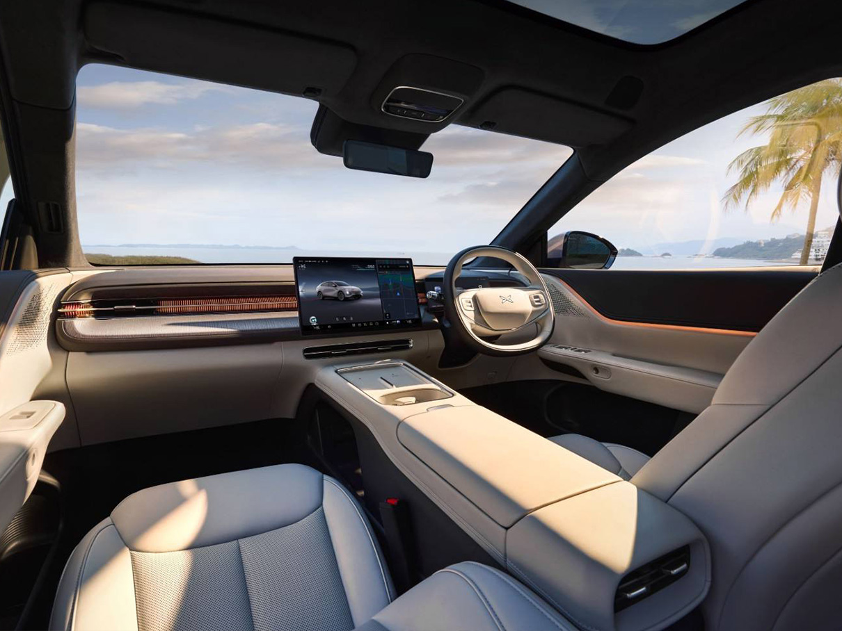 Interior of the XPENG G6