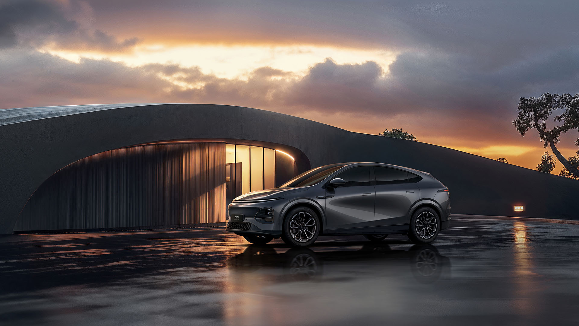 The 2026 XPENG G6 in Graphite Grey