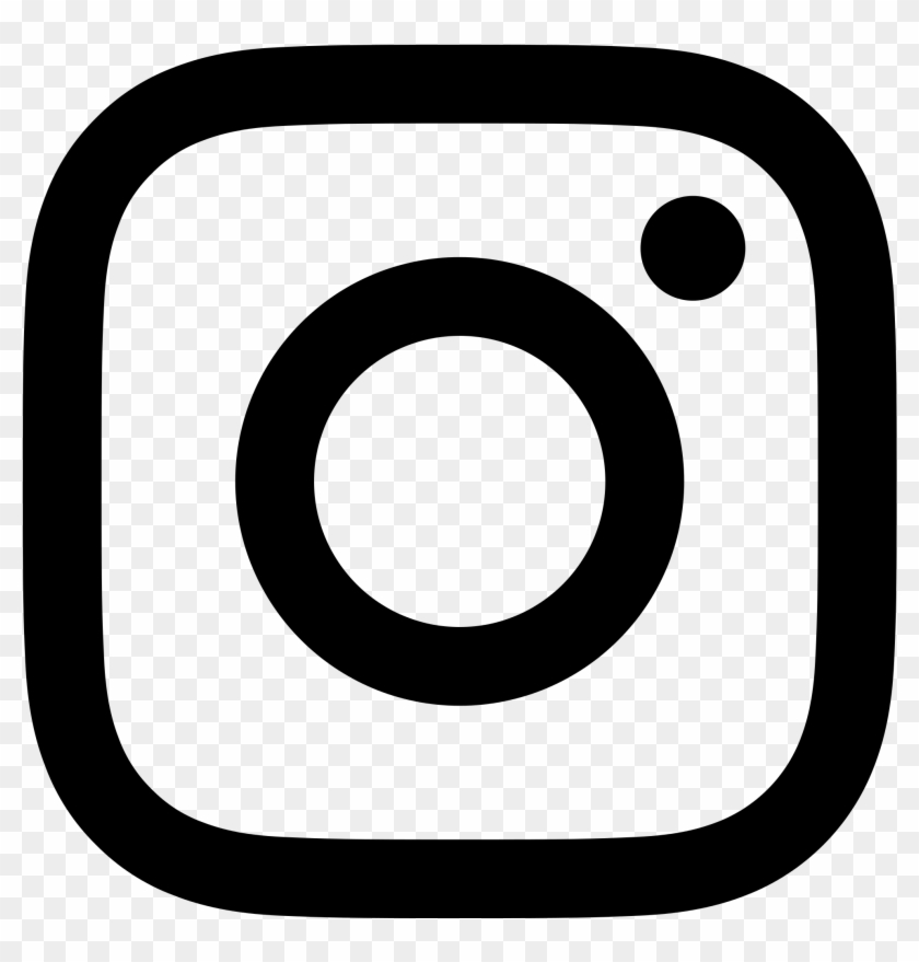 Black and white Instagram logo